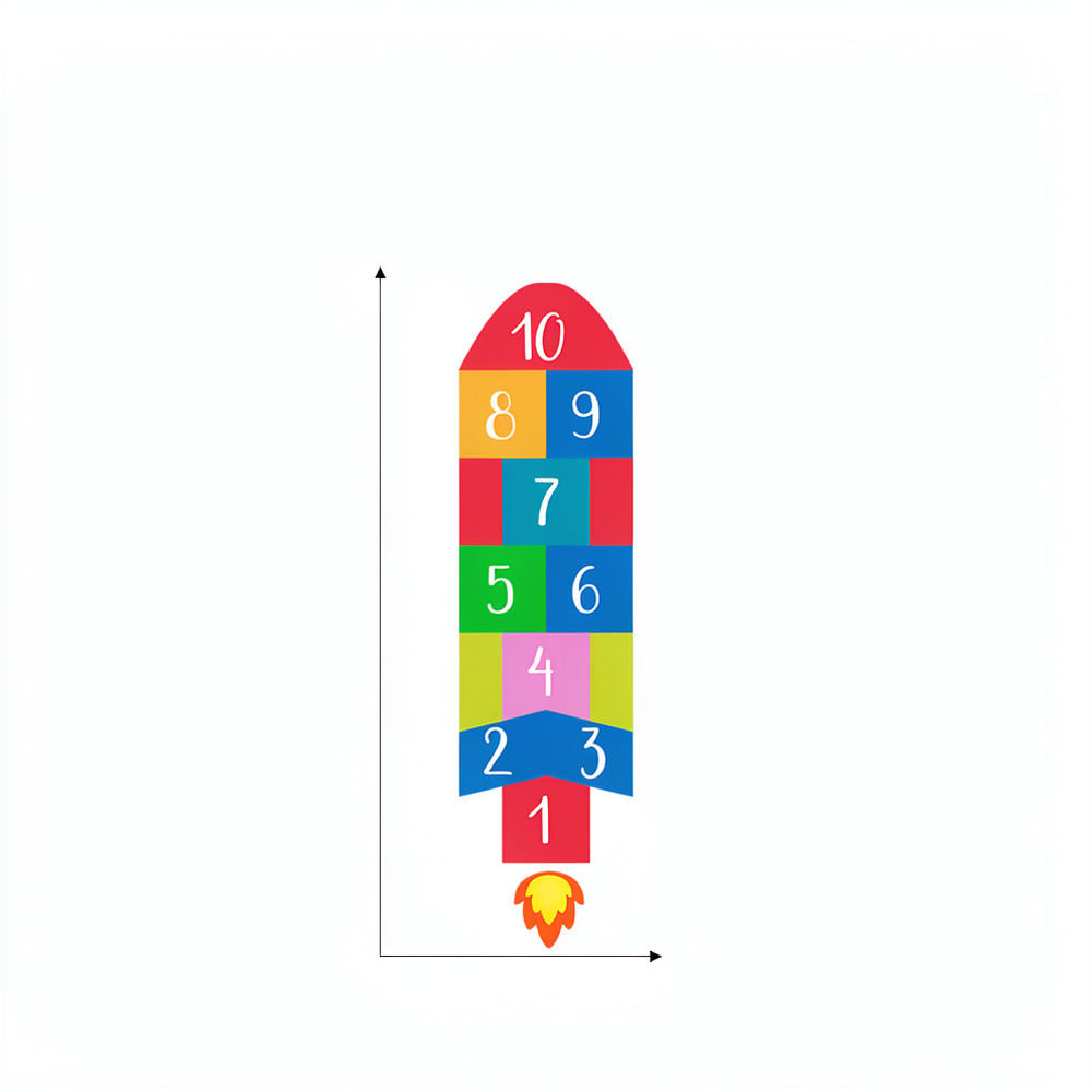 สติกเกอร์ติดผนังรูปจรวดเพื่อกา - Kids Education Number บทวิจารณ์และราคา