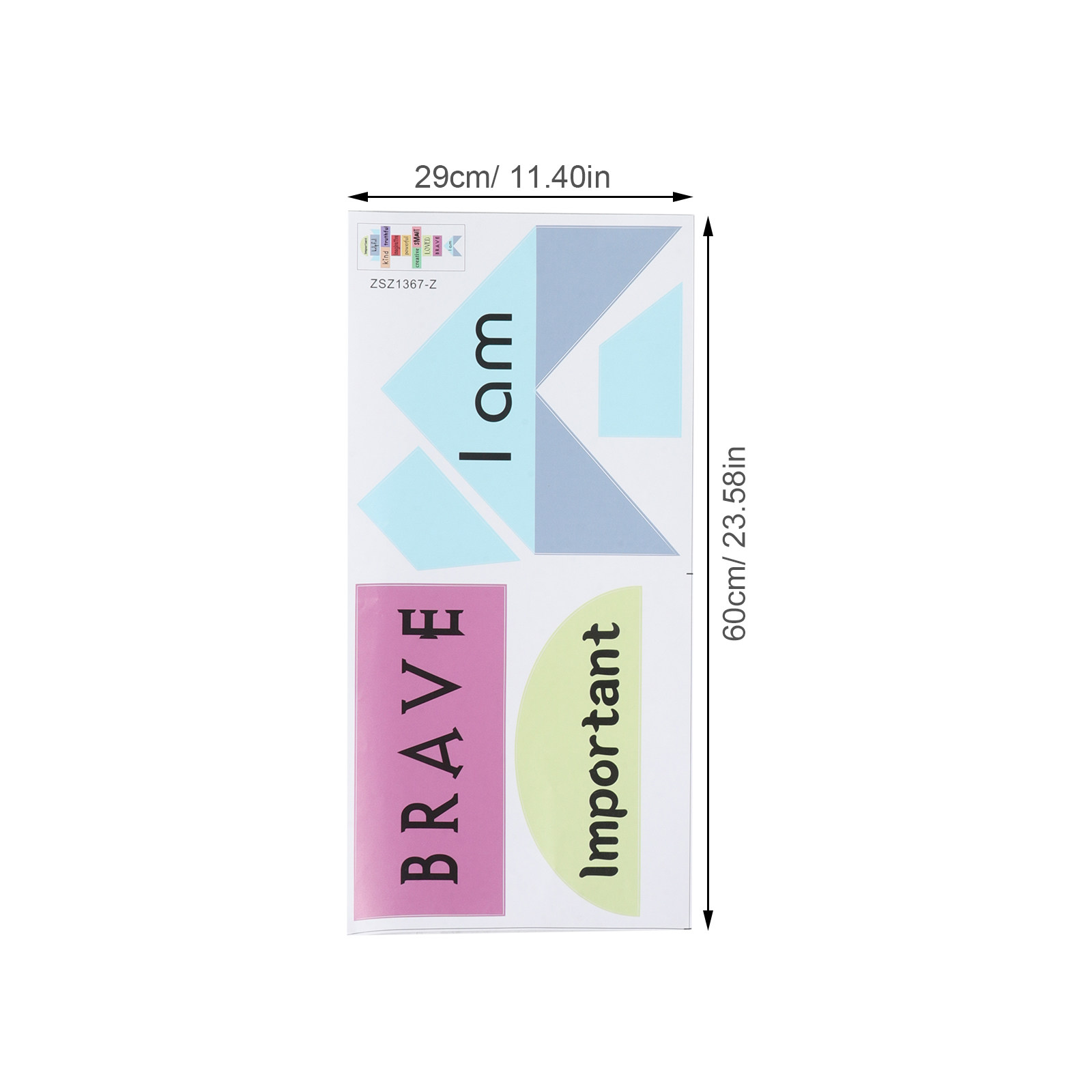 3 ชิ้น สติกเกอร์ติดผนังและพื้น - Kids Education Motivation บทวิจารณ์และราคา
