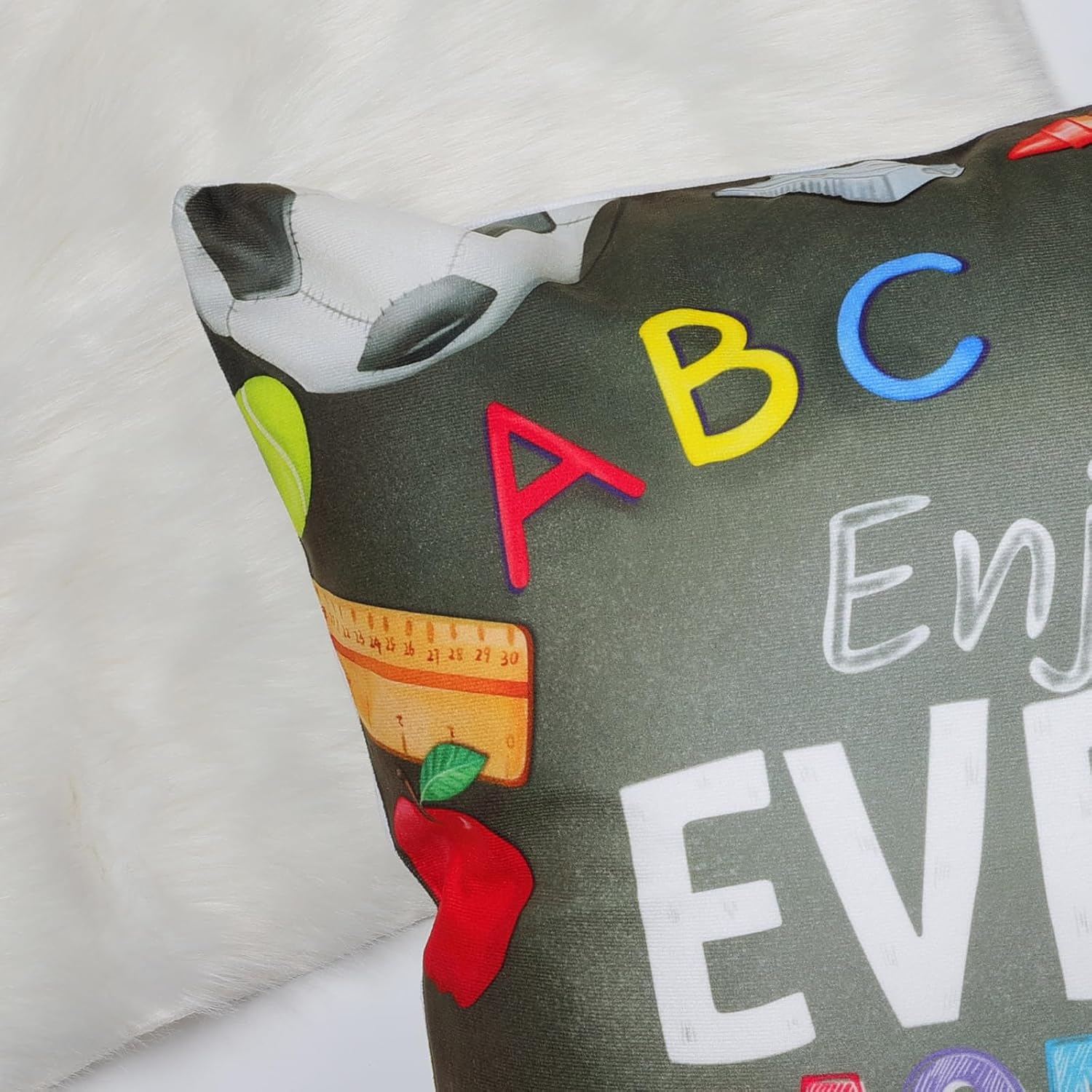 ชุดปลอกหมอนอิง 4 ชิ้น สำหรับเด - Kids Education Motivation บทวิจารณ์และราคา